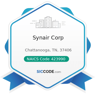 Synair Corp - NAICS Code 423990 - Other Miscellaneous Durable Goods Merchant Wholesalers