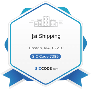 Jsi Shipping - SIC Code 7389 - Business Services, Not Elsewhere Classified