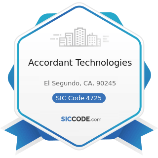 Accordant Technologies - SIC Code 4725 - Tour Operators