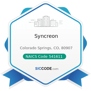 Syncreon - NAICS Code 541611 - Administrative Management and General Management Consulting...