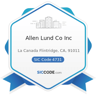 Allen Lund Co Inc - SIC Code 4731 - Arrangement of Transportation of Freight and Cargo