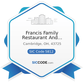 Francis Family Restaurant And Reception Hall - SIC Code 5812 - Eating Places