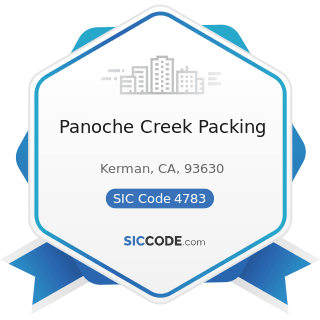 Panoche Creek Packing - SIC Code 4783 - Packing and Crating