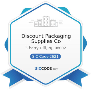 Discount Packaging Supplies Co - SIC Code 2621 - Paper Mills