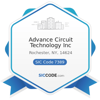 Advance Circuit Technology Inc - SIC Code 7389 - Business Services, Not Elsewhere Classified