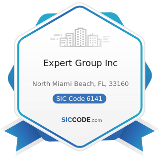 Expert Group Inc - SIC Code 6141 - Personal Credit Institutions