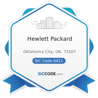 Hewlett Packard - SIC Code 6411 - Insurance Agents, Brokers and Service