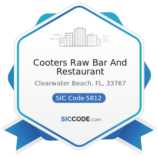 Cooters Raw Bar And Restaurant - SIC Code 5812 - Eating Places