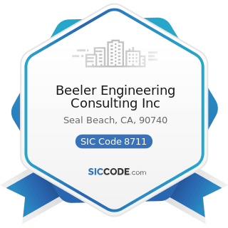 Beeler Engineering Consulting Inc - SIC Code 8711 - Engineering Services