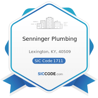 Senninger Plumbing - SIC Code 1711 - Plumbing, Heating and Air-Conditioning