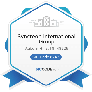 Syncreon International Group - SIC Code 8742 - Management Consulting Services