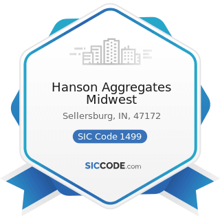 Hanson Aggregates Midwest - SIC Code 1499 - Miscellaneous Nonmetallic Minerals, except Fuels