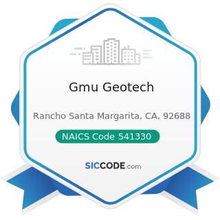 Gmu Geotech - NAICS Code 541330 - Engineering Services