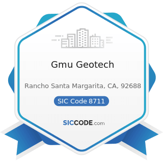 Gmu Geotech - SIC Code 8711 - Engineering Services