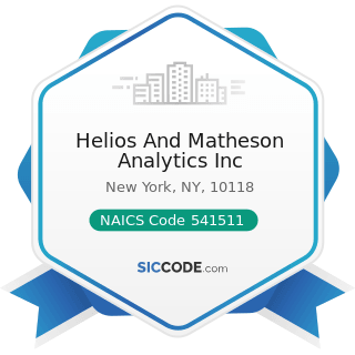 Helios And Matheson Analytics Inc - NAICS Code 541511 - Custom Computer Programming Services