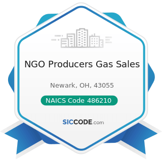 NGO Producers Gas Sales - NAICS Code 486210 - Pipeline Transportation of Natural Gas