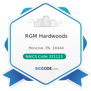 RGM Hardwoods - NAICS Code 321113 - Sawmills