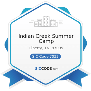 Indian Creek Summer Camp - SIC Code 7032 - Sporting and Recreational Camps