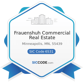 Frauenshuh Commercial Real Estate - SIC Code 6531 - Real Estate Agents and Managers