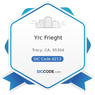 Yrc Frieght - SIC Code 4213 - Trucking, except Local