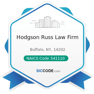 Hodgson Russ Law Firm - NAICS Code 541110 - Offices of Lawyers