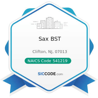 Sax BST - NAICS Code 541219 - Other Accounting Services
