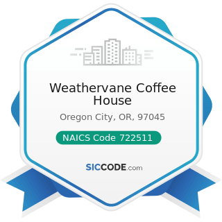 Weathervane Coffee House - NAICS Code 722511 - Full-Service Restaurants