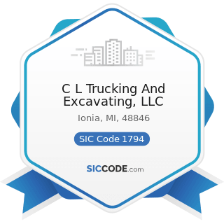 C L Trucking And Excavating, LLC - SIC Code 1794 - Excavation Work