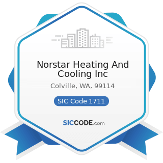 Norstar Heating And Cooling Inc - SIC Code 1711 - Plumbing, Heating and Air-Conditioning