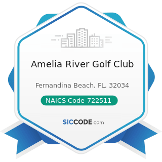 Amelia River Golf Club - NAICS Code 722511 - Full-Service Restaurants