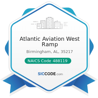 Atlantic Aviation West Ramp - NAICS Code 488119 - Other Airport Operations