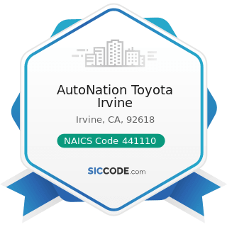 AutoNation Toyota Irvine - NAICS Code 441110 - New Car Dealers