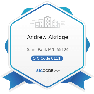 Andrew Akridge - SIC Code 8111 - Legal Services
