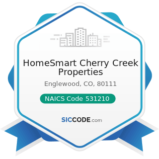 HomeSmart Cherry Creek Properties - NAICS Code 531210 - Offices of Real Estate Agents and Brokers