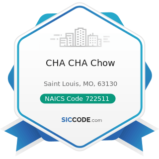 CHA CHA Chow - NAICS Code 722511 - Full-Service Restaurants