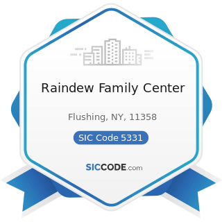 Raindew Family Center - SIC Code 5331 - Variety Stores