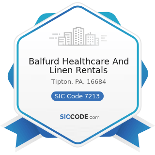 Balfurd Healthcare And Linen Rentals - SIC Code 7213 - Linen Supply