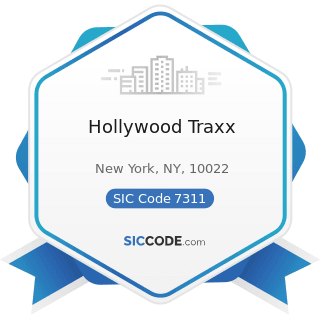 Hollywood Traxx - SIC Code 7311 - Advertising Agencies