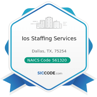 Ios Staffing Services - NAICS Code 561320 - Temporary Help Services