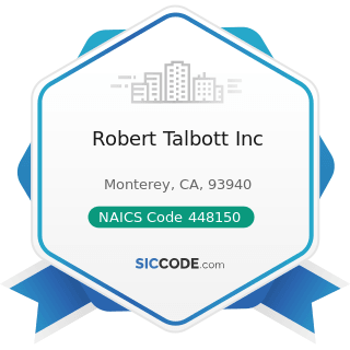 Robert Talbott Inc - NAICS Code 448150 - Clothing Accessories Stores