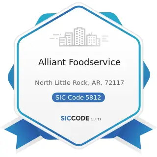 Alliant Foodservice - SIC Code 5812 - Eating Places