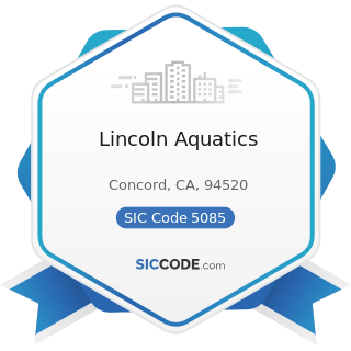 Lincoln Aquatics - SIC Code 5085 - Industrial Supplies
