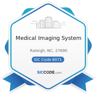 Medical Imaging System - SIC Code 8071 - Medical Laboratories