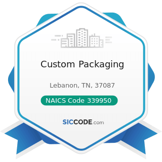 Custom Packaging - NAICS Code 339950 - Sign Manufacturing