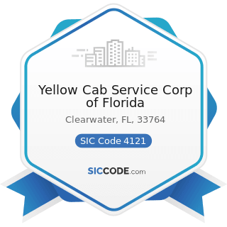 Yellow Cab Service Corp of Florida - SIC Code 4121 - Taxicabs