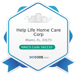 Help Life Home Care Corp - NAICS Code 541110 - Offices of Lawyers