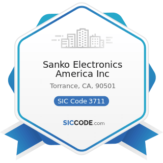 Sanko Electronics America Inc - SIC Code 3711 - Motor Vehicles and Passenger Car Bodies