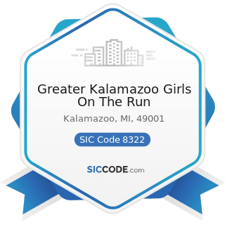 Greater Kalamazoo Girls On The Run - SIC Code 8322 - Individual and Family Social Services