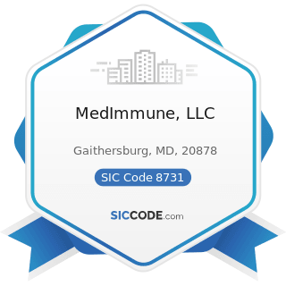 MedImmune, LLC - SIC Code 8731 - Commercial Physical and Biological Research