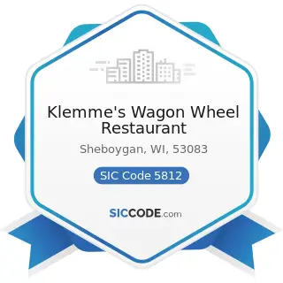 Klemme's Wagon Wheel Restaurant - SIC Code 5812 - Eating Places